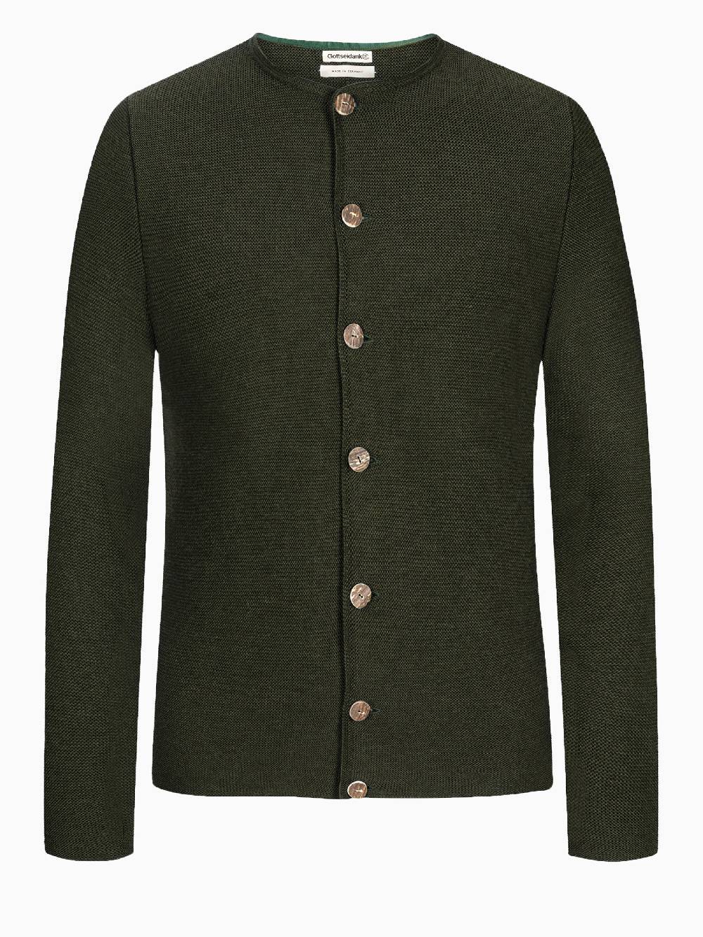 Limberry Olivefarbene Strickjacke - ALOISIUS ALTOLIV Zeitlich begrenztes Angebot