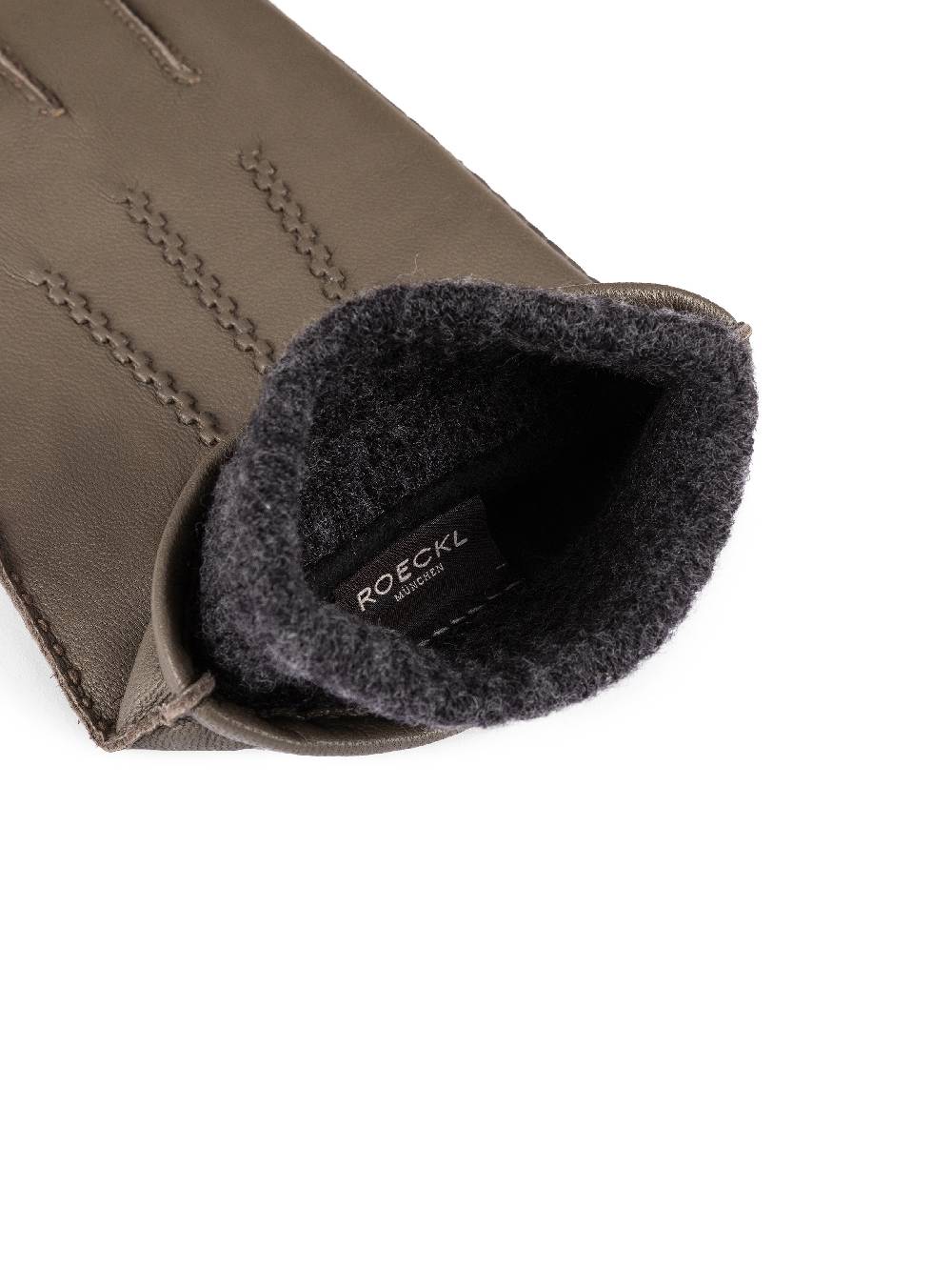 Limberry Khakifarbener Handschuhe mit Woll-Manschette - METZ KHAKI Super Sparpreis