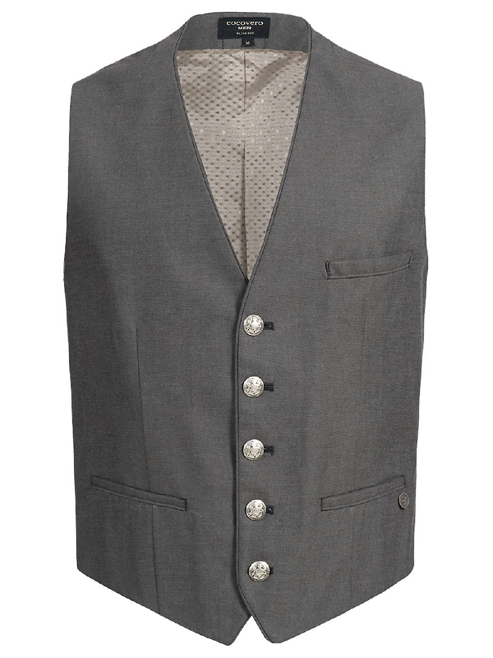 Limberry Trachtenweste in Grau - LOGAN SUMMER GREY Bis zu 65% Rabatt