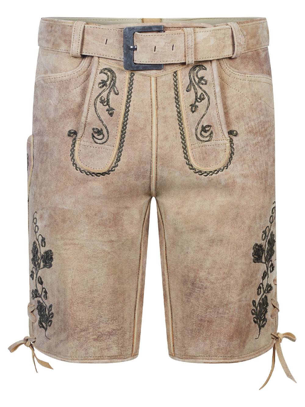 Limberry Schlamm-farbene Ziegenlederhose - LX9666 SCHLAMM Sonderangebot der Fabrik