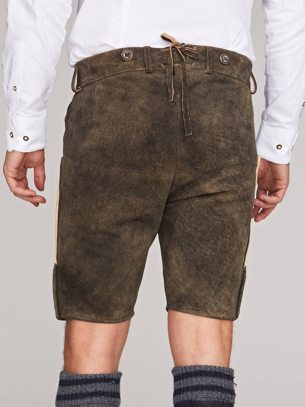 Limberry Dunkelbraune Lederhose - ALOIS AHORN Bis zu 55% Rabatt