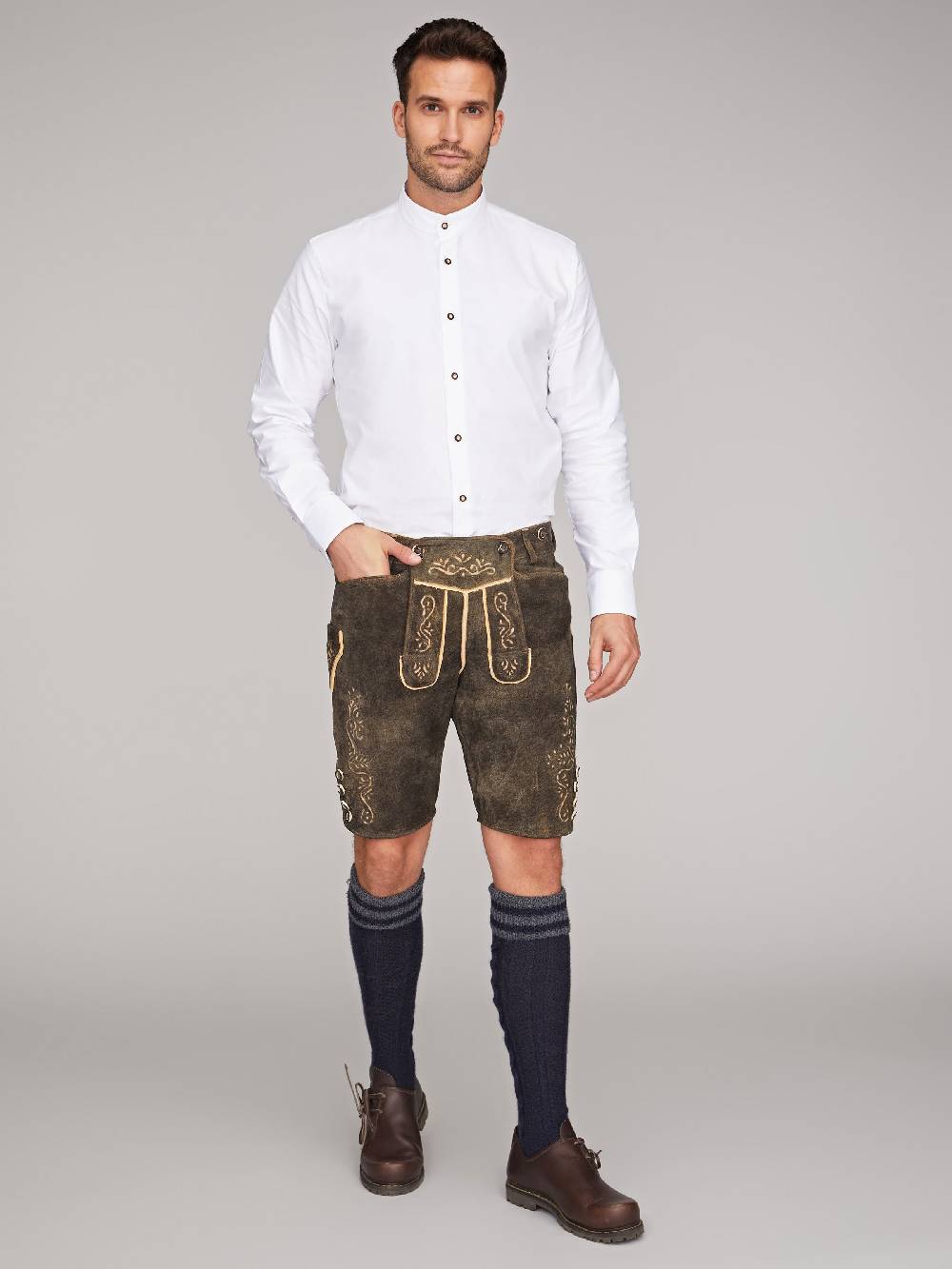 Limberry Dunkelbraune Lederhose - ALOIS AHORN Bis zu 55% Rabatt