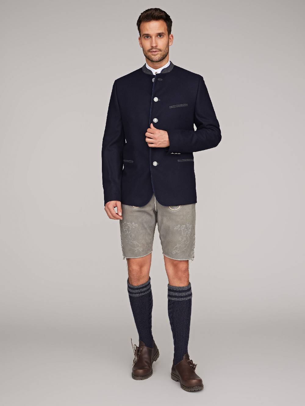 Limberry Graue Lederhose - VEIT GRAU Clearance-Verkauf