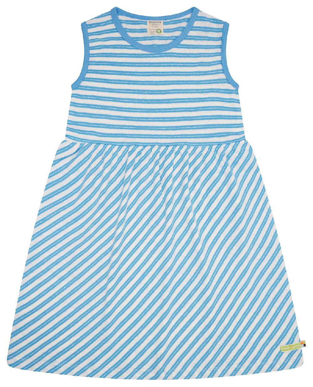 ﻿Loud Proud Kleid Streifen mit Leinen