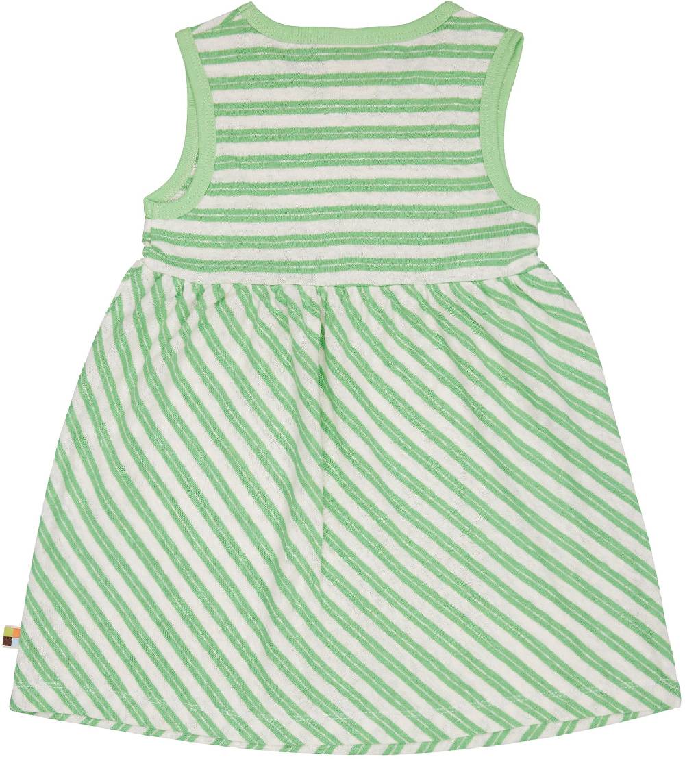 Loud Proud Kleid Streifen mit Leinen Online Outlet