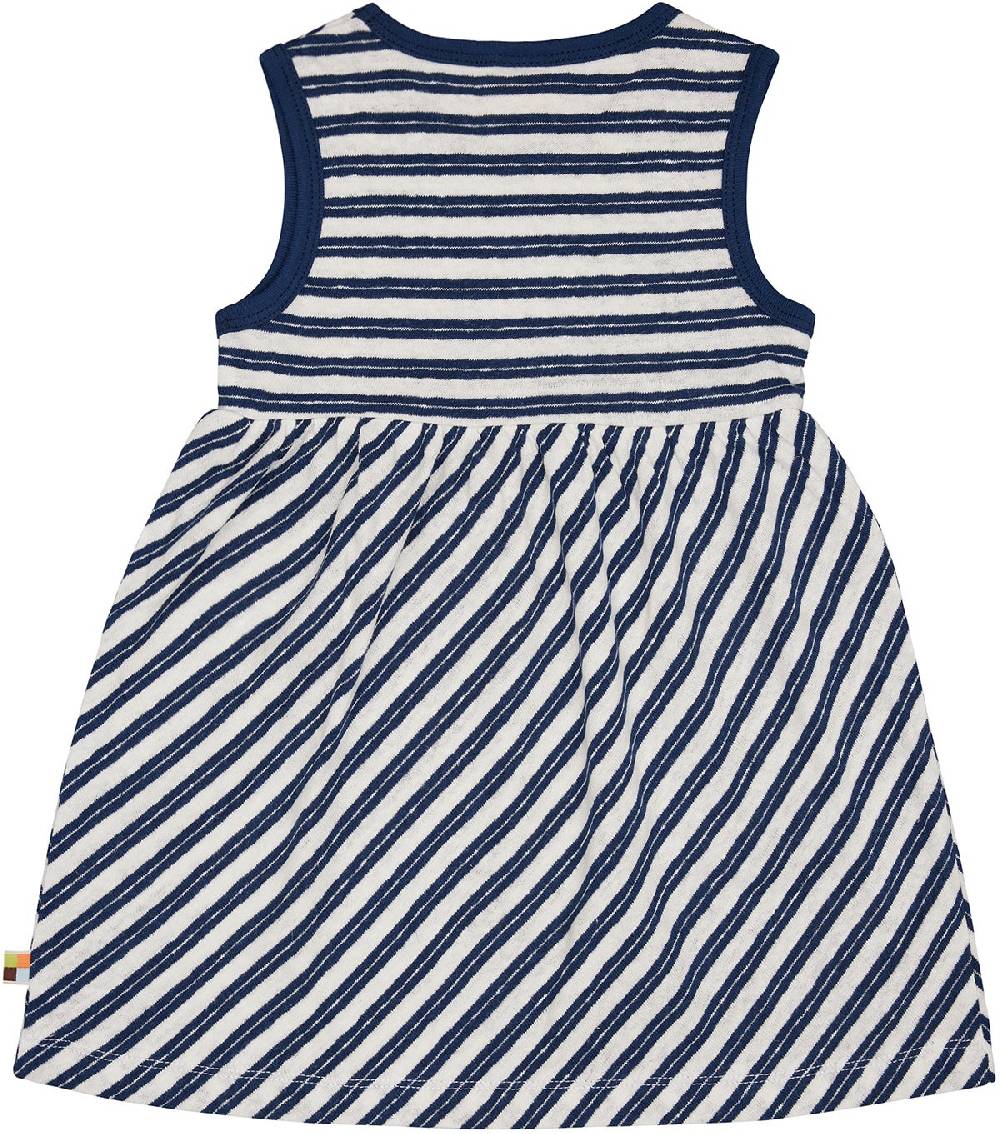 Loud Proud Kleid Streifen mit Leinen Exklusive Angebote