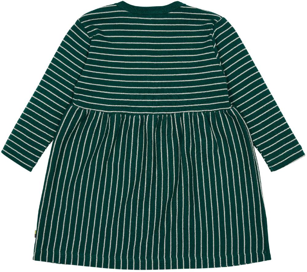 Loud Proud Kleid langarm gestreift mit Rippe Letzte 2 Tage