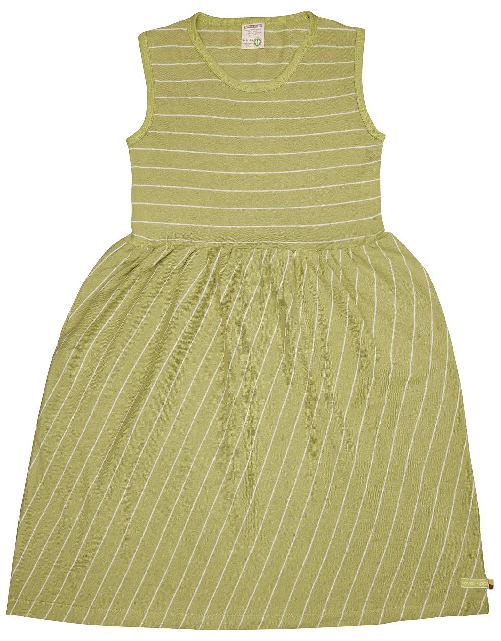 Loud Proud Kleid Streifen mit Leinen