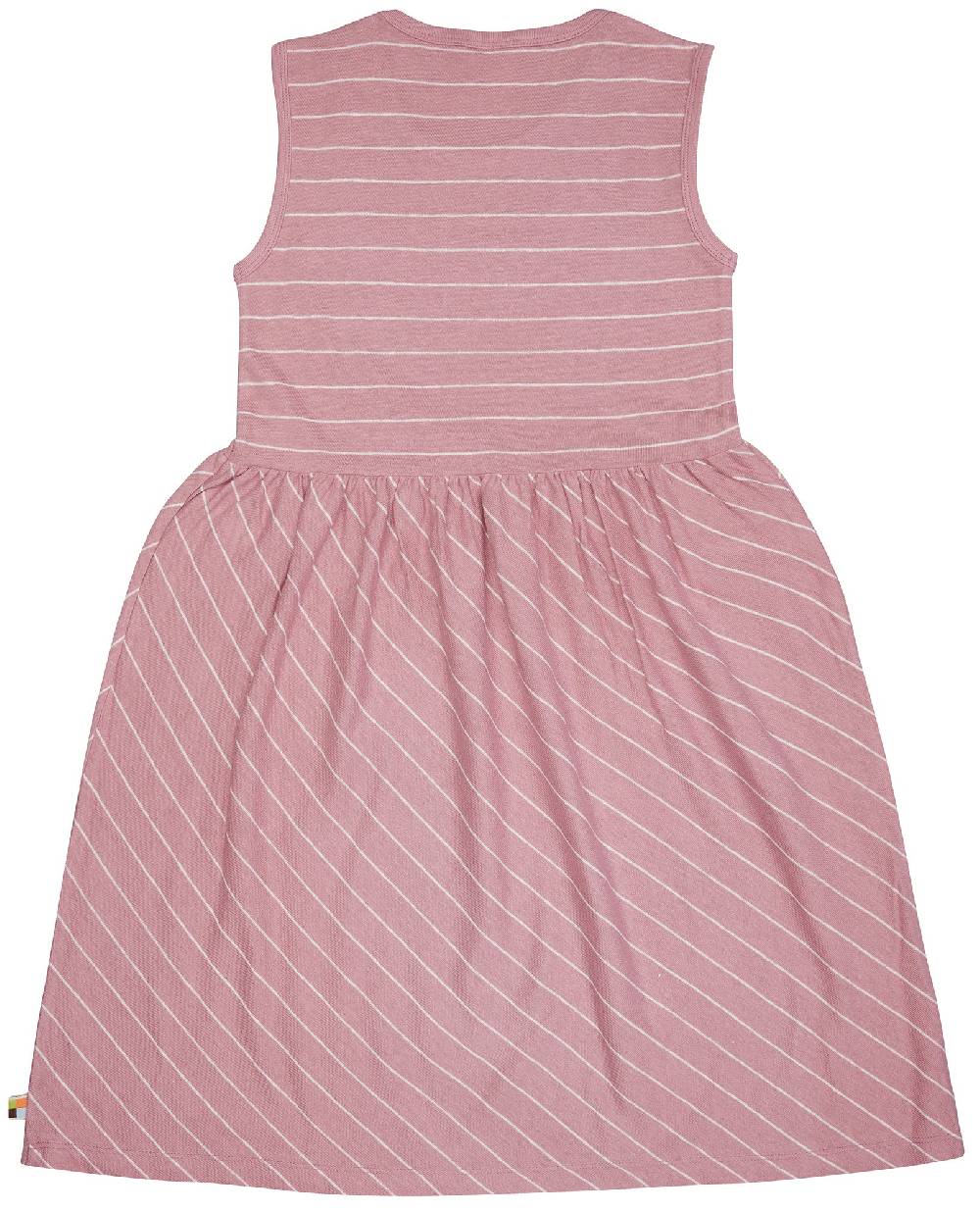 Loud Proud Kleid Streifen mit Leinen Schlussverkauf