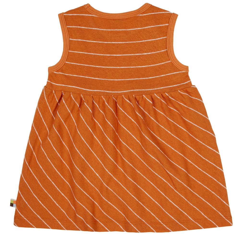 Loud Proud Kleid Streifen mit Leinen Meist gekauft