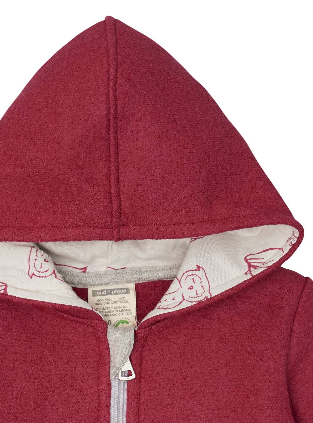 Loud Proud Jacke Wollwalk Kostenlose Rückgabe