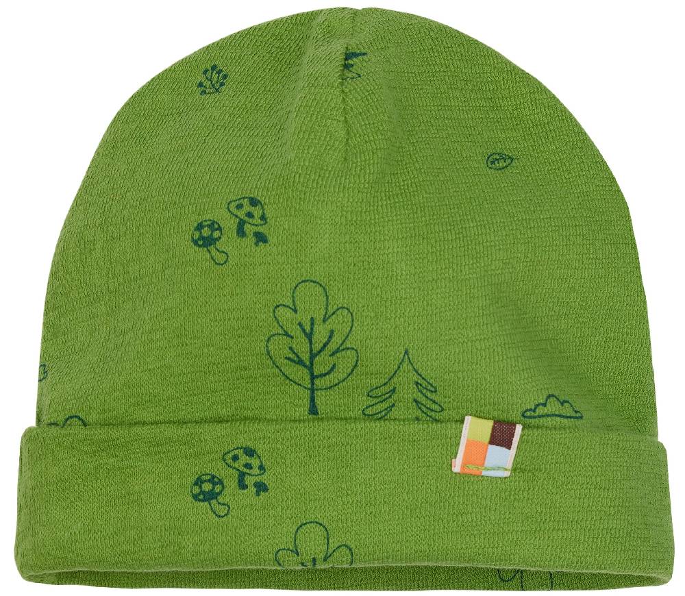 Loud Proud Beanie aus Strukturstrick mit Druck Nur für heute