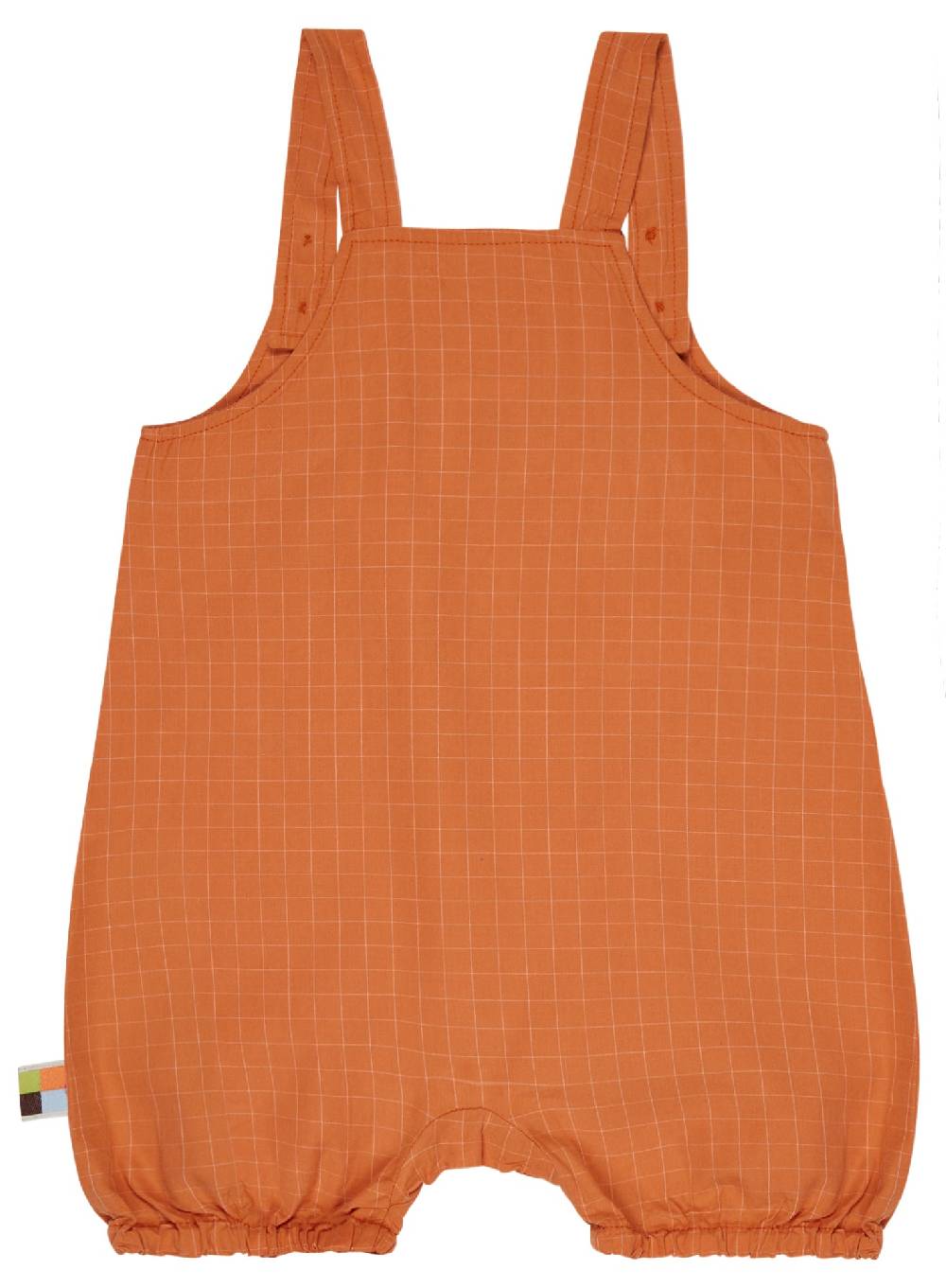 Loud Proud Kurze Latzhose aus feinem Karo Sonderangebot der Fabrik