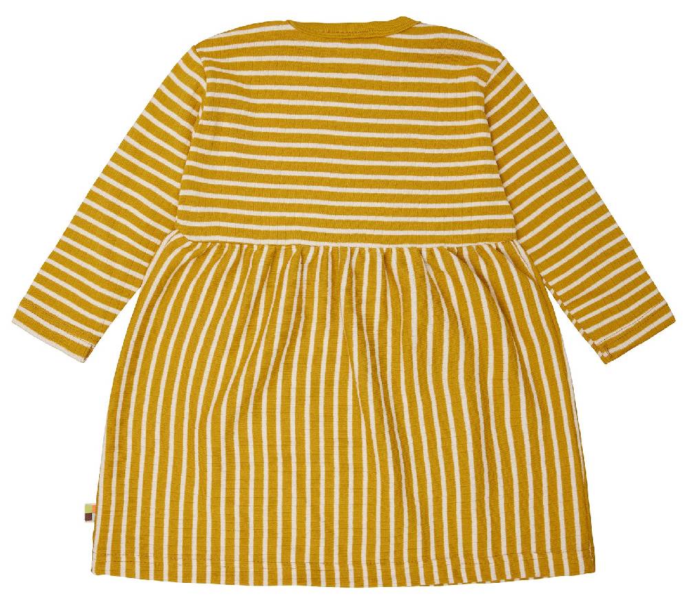 Loud Proud Kleid langarm gestreift mit Rippe Verkauf