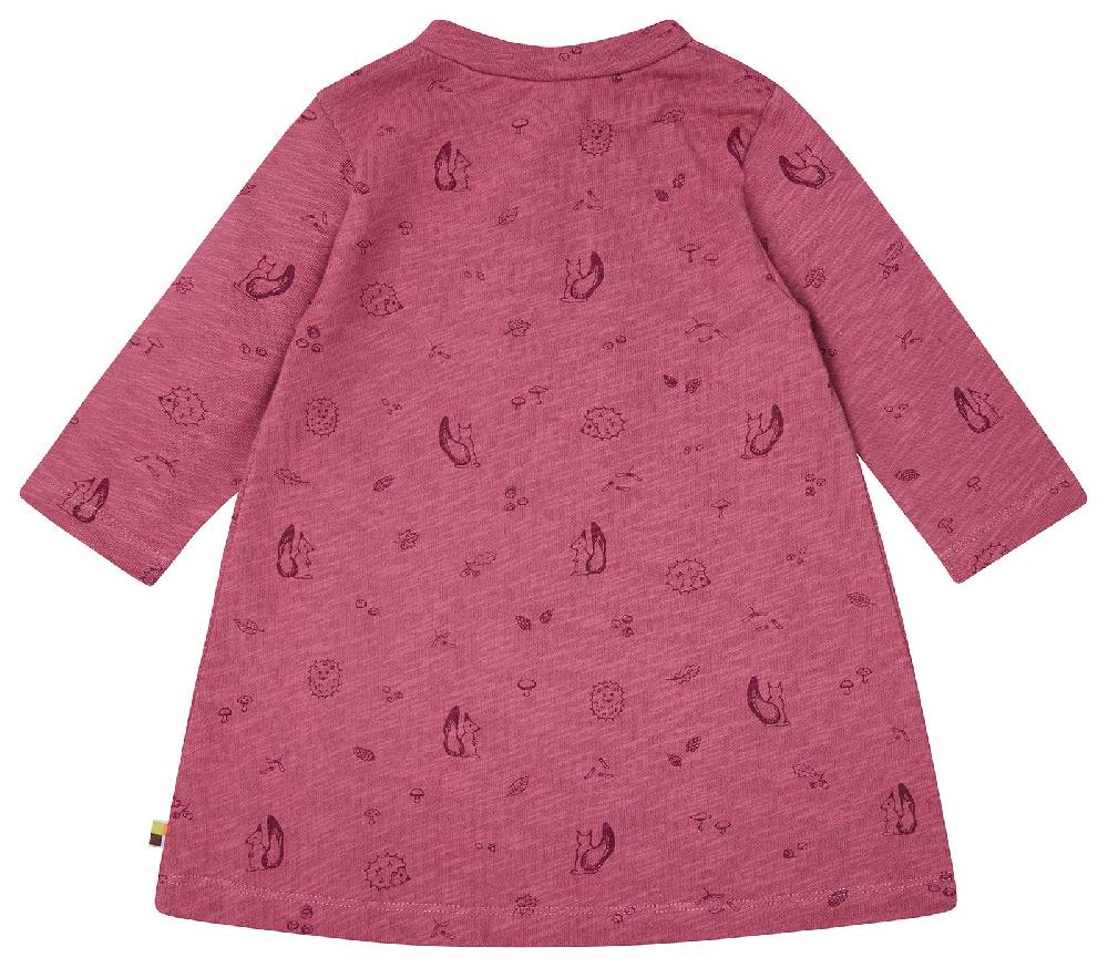 Loud Proud Kleid Slub Jersey mit Druck Günstiger Verkauf