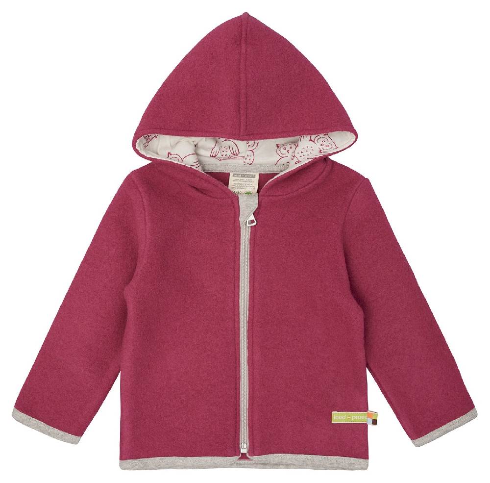 Loud Proud Wollfleece-Jacke mit Kapuze Cyber Monday