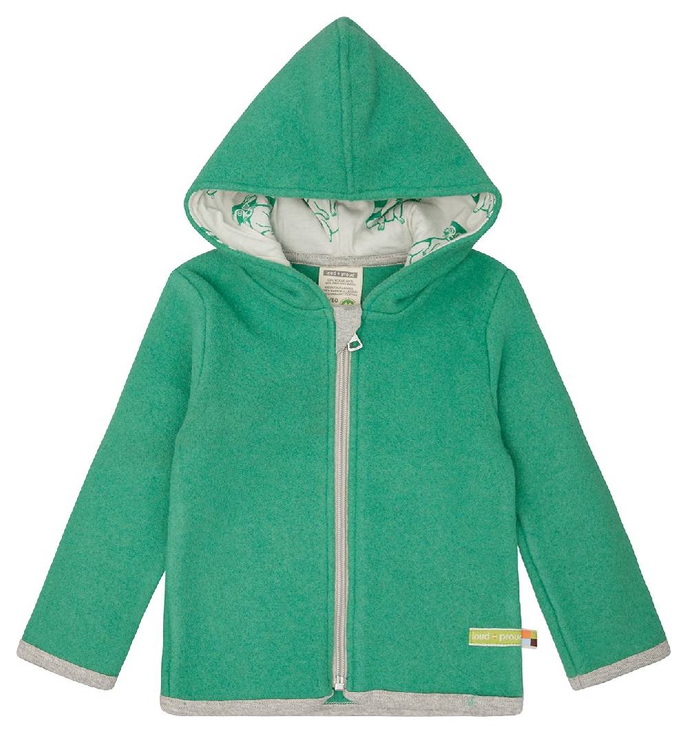 Loud Proud Wollfleece-Jacke mit Kapuze Weihnachtsangebot