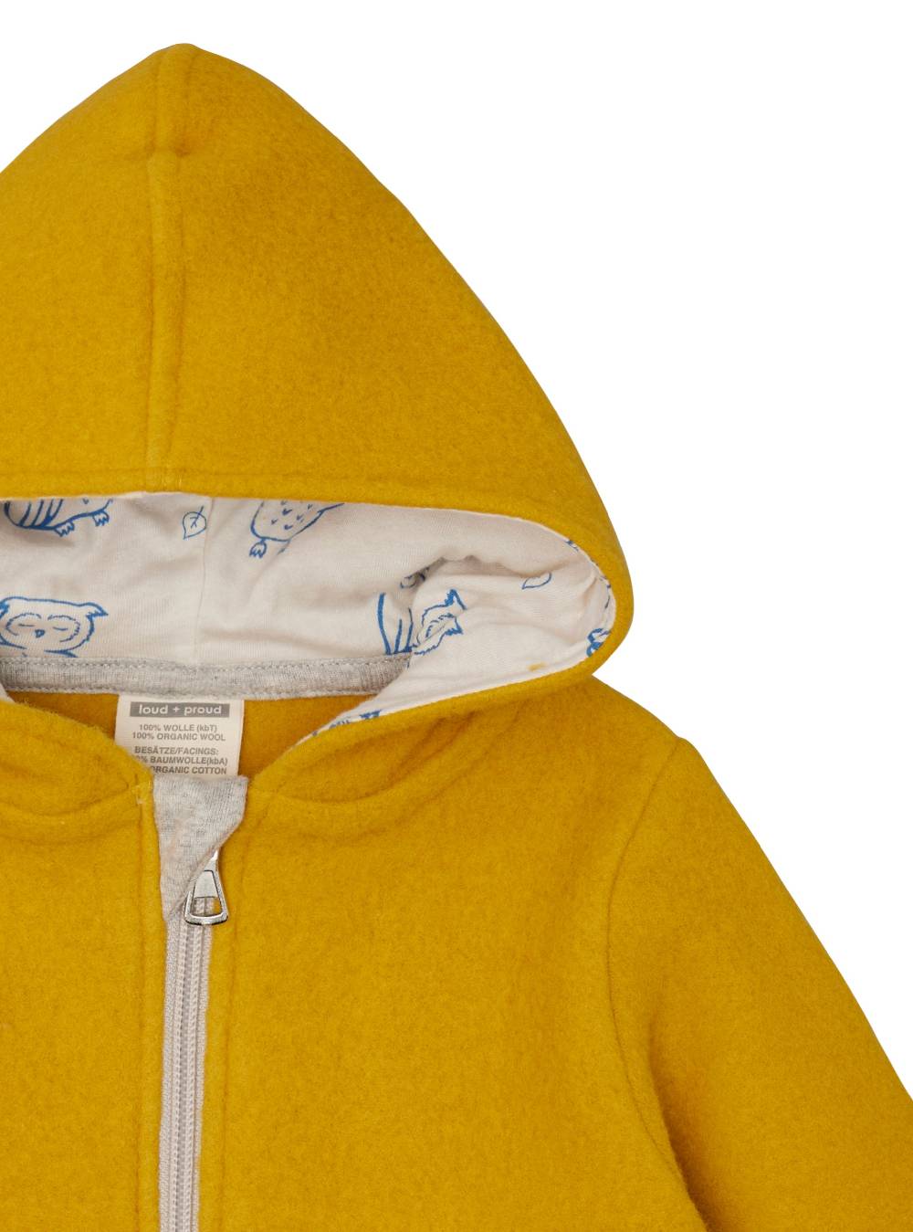 Loud Proud Wollfleece-Jacke mit Kapuze Osterangebot