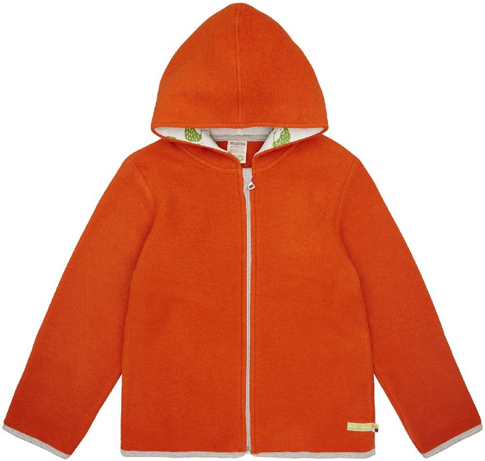 Loud Proud Wollfleece-Jacke mit Kapuze Riesige Rabatte