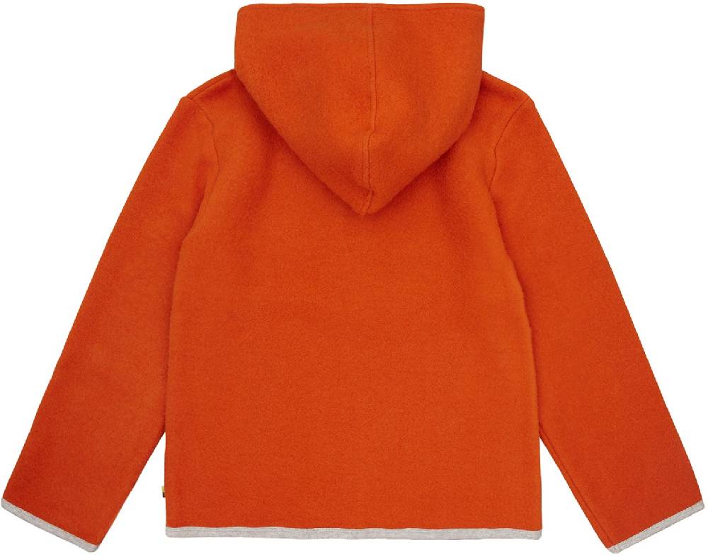 Loud Proud Wollfleece-Jacke mit Kapuze Riesige Rabatte