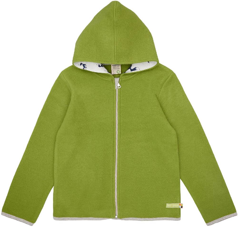 Loud Proud Wollfleece-Jacke mit Kapuze 50% Rabatt mit kostenlosem Versand