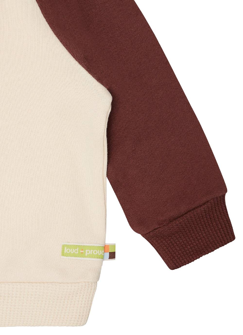 Loud Proud Sweatshirt mit Raglanärmeln Vierteljährliche Förderung