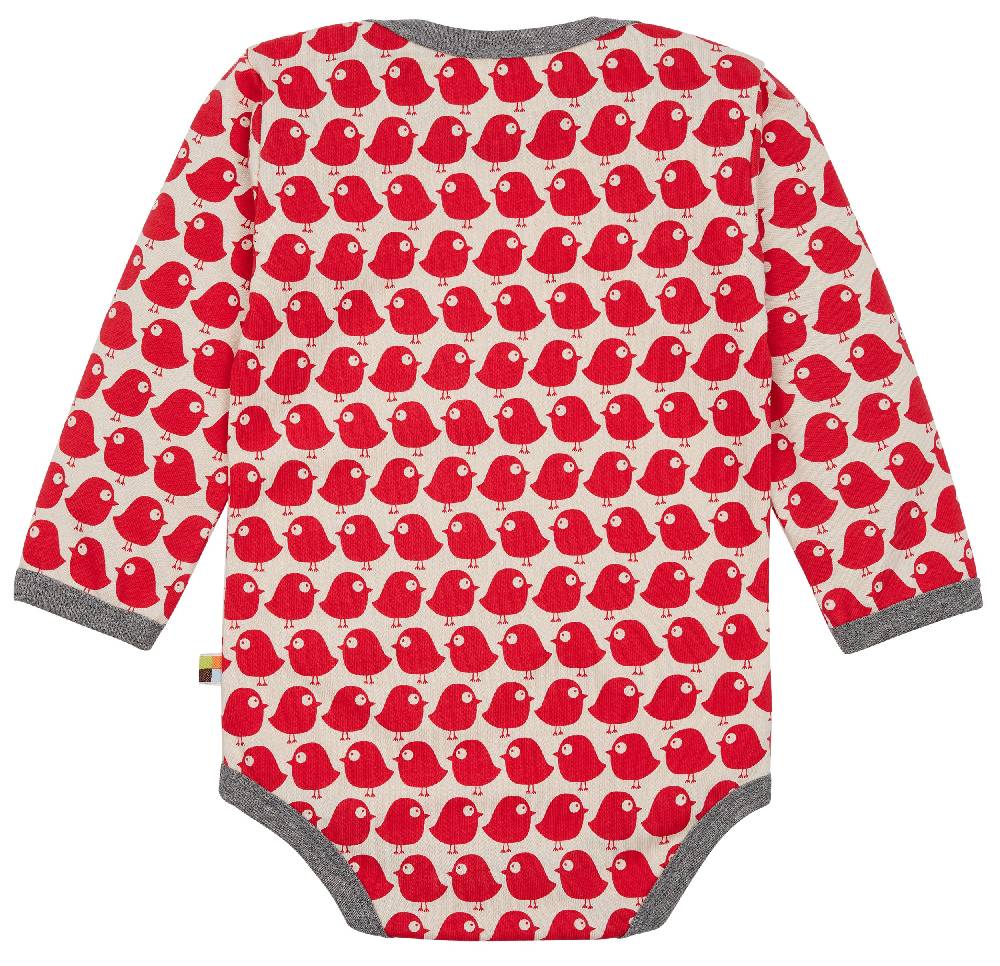 Loud Proud Body Langarm mit Druck Vögel Fabrik Onlineshop