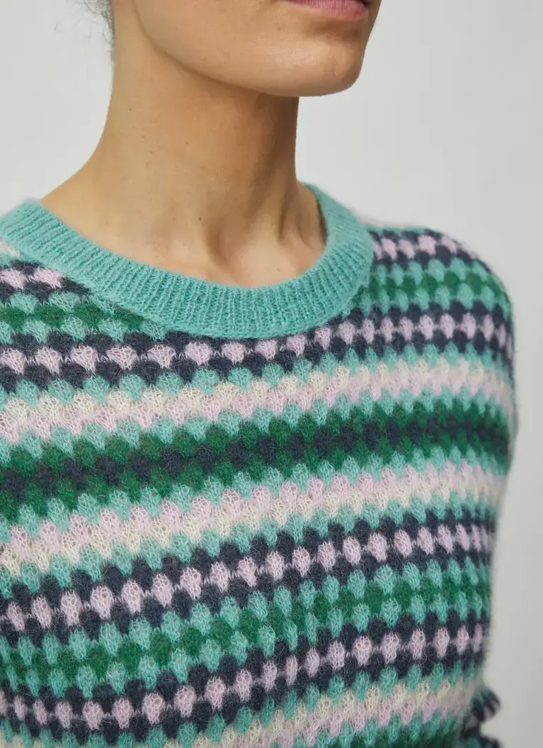 Maerz Muenchen RundhalspulloverAlpaka-Mohair-MixArt. Nr. 331101-828 Bestseller