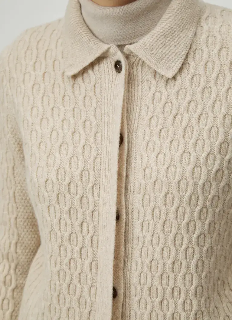 Maerz Muenchen Strickjacke100% SchurwolleArt. Nr. 257700-112 Super Sparpreis