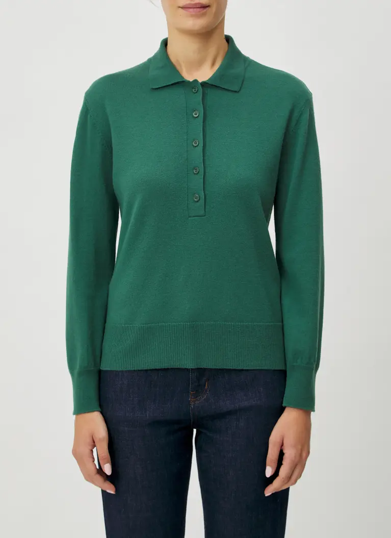 Maerz Muenchen Polokragen Pullover100% MerinowolleArt. Nr. 367600-285 JETZT KAUFEN