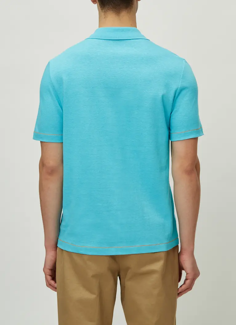 Maerz Muenchen PoloshirtBaumwoll-Leinen-MixArt. Nr. 661400-816 Meist gekauft