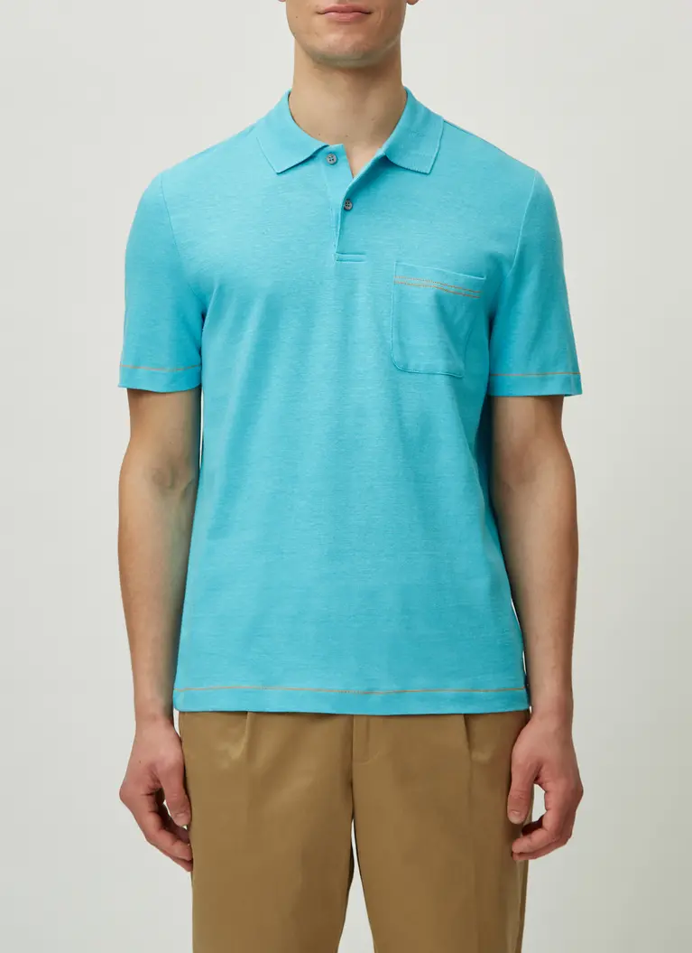 Maerz Muenchen PoloshirtBaumwoll-Leinen-MixArt. Nr. 661400-816 Meist gekauft