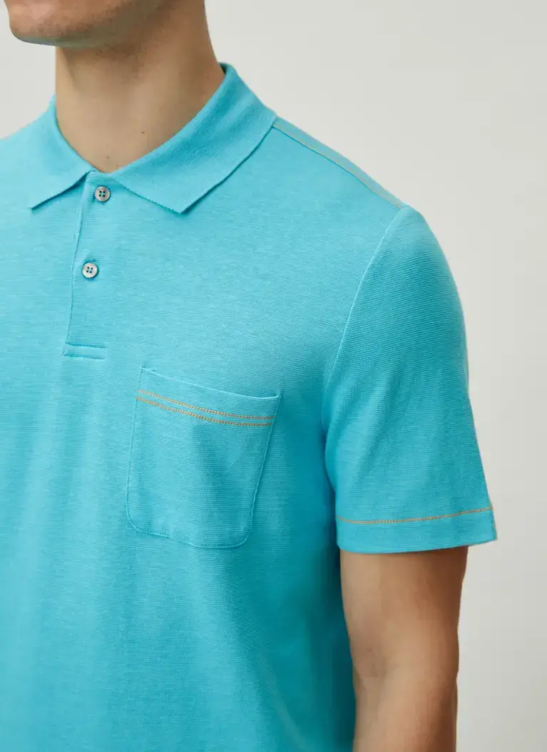 Maerz Muenchen PoloshirtBaumwoll-Leinen-MixArt. Nr. 661400-816 Meist gekauft