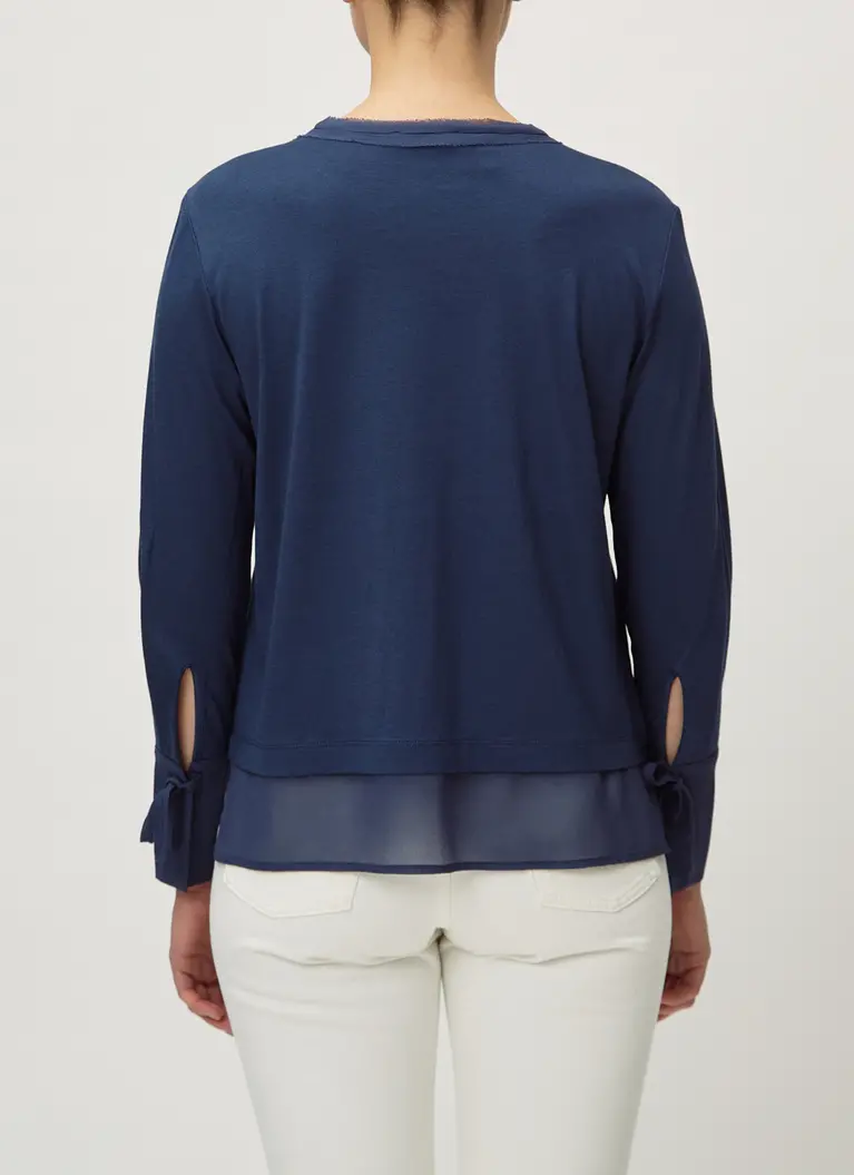 Maerz Muenchen LongsleeveBaumwoll-Modal-MischungArt. Nr. 123101-358 Jubiläumsangebot