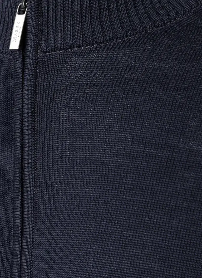 Maerz Muenchen Stehkragen-Zipper100% MerinowolleArt. Nr. 595490-399 Black Friday Preise