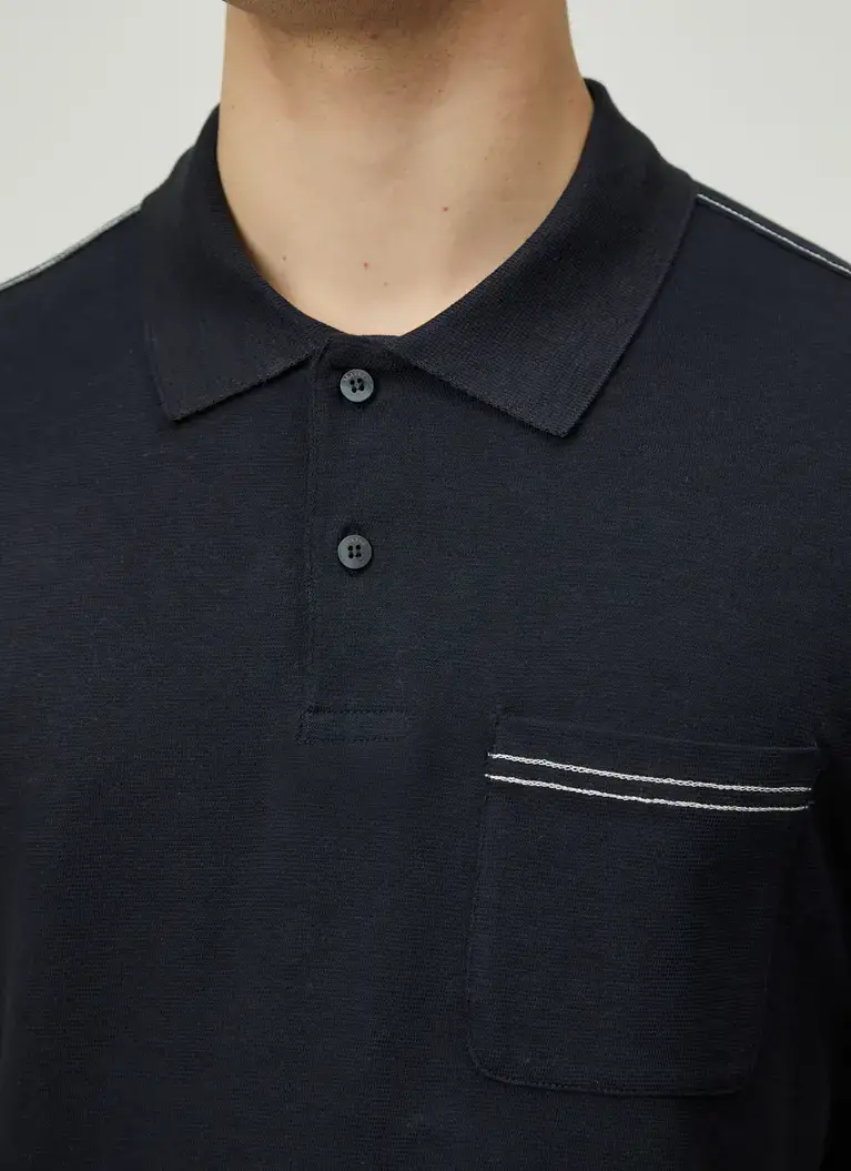 Maerz Muenchen PoloshirtBaumwoll-Leinen-MixArt. Nr. 661400-399 Saisonschlussverkauf