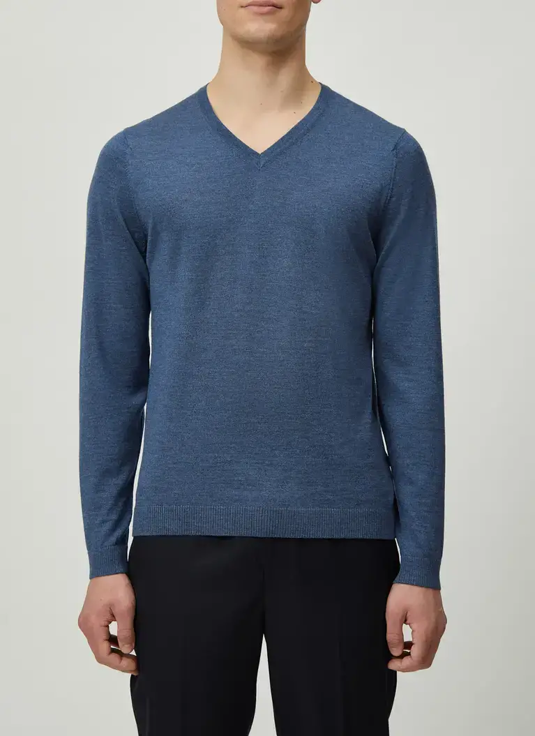 Maerz Muenchen V-Pullover100% MerinowolleArt. Nr. 403800-382 Neueste Mode