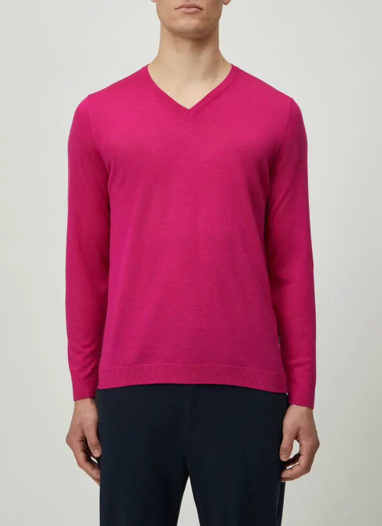 Maerz Muenchen V-Pullover100% MerinowolleArt. Nr. 403800-710 Online Outlet