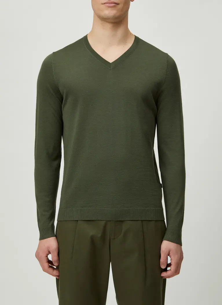 Maerz Muenchen V-Pullover100% MerinowolleArt. Nr. 403800-297 Zeitlich begrenztes Angebot