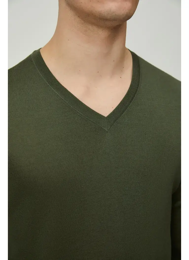 Maerz Muenchen V-Pullover100% MerinowolleArt. Nr. 403800-297 Zeitlich begrenztes Angebot