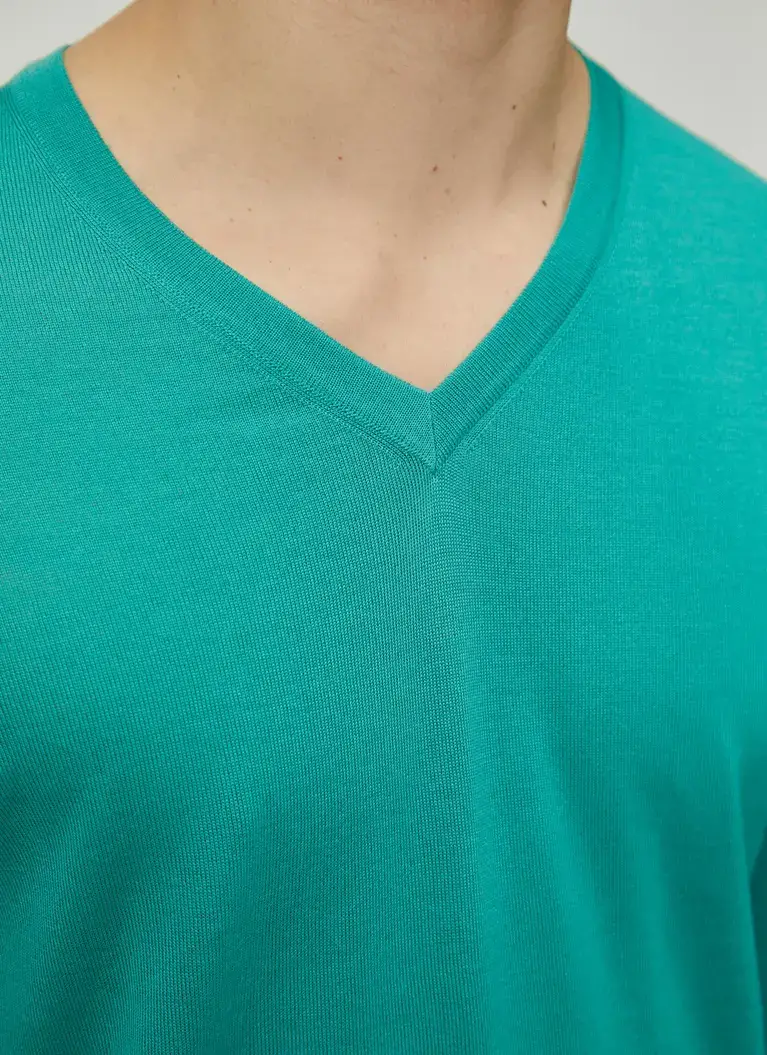 Maerz Muenchen V-Pullover100% MerinowolleArt. Nr. 403800-216 Exklusive Angebote
