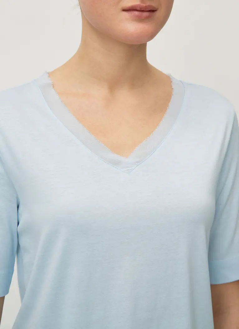 Maerz Muenchen V-ShirtBaumwoll-Modal-MischungArt. Nr. 120500-340 Online Shopping