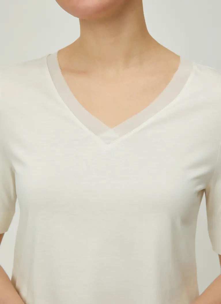 Maerz Muenchen V-ShirtBaumwoll-Modal-MischungArt. Nr. 120500-505 Exklusivangebot