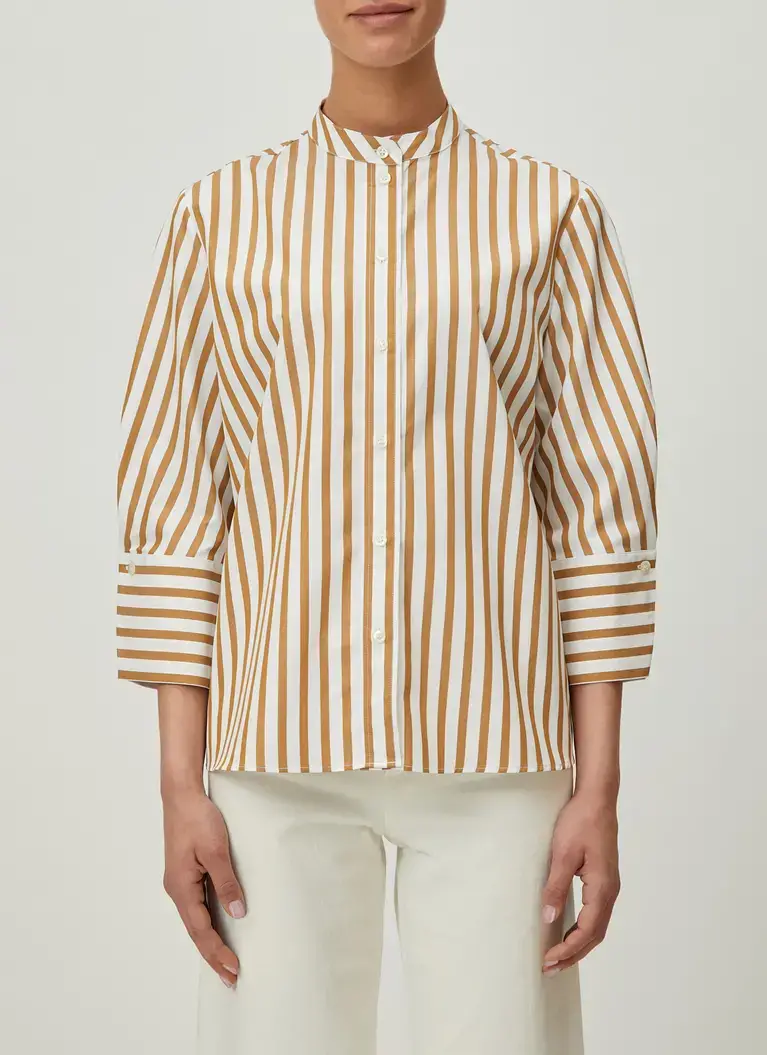 Maerz Muenchen Stehkragen-Bluse100% BaumwolleArt. Nr. 118401-144 Cyber Monday
