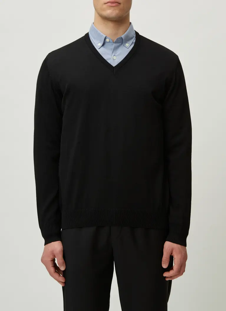 Maerz Muenchen V-Pullover100% MerinowolleArt. Nr. 490490-595 Bis zu 55% Rabatt