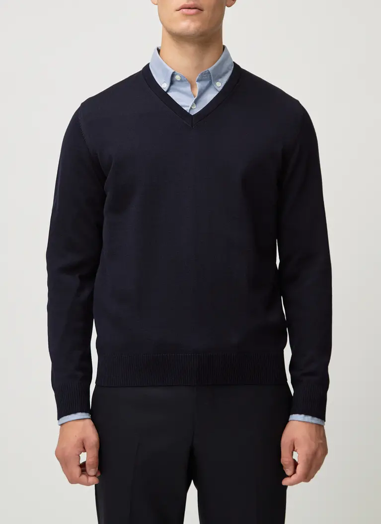 Maerz Muenchen V-Pullover100% MerinowolleArt. Nr. 490490-399 Super Rabatt