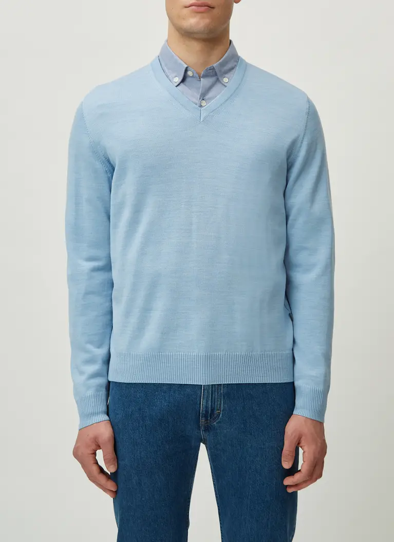 Maerz Muenchen V-Pullover100% MerinowolleArt. Nr. 490490-328 Riesige Rabatte