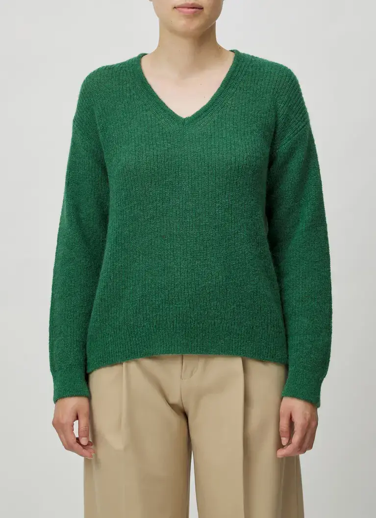 Maerz Muenchen V-Ausschnitt PulloverAlpaka-Mohair-MixArt. Nr. 386400-285 Fabrikpreis