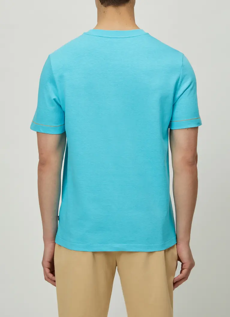 Maerz Muenchen RundhalsshirtBaumwoll-Leinen-MixArt. Nr. 661500-816 Online Outlet
