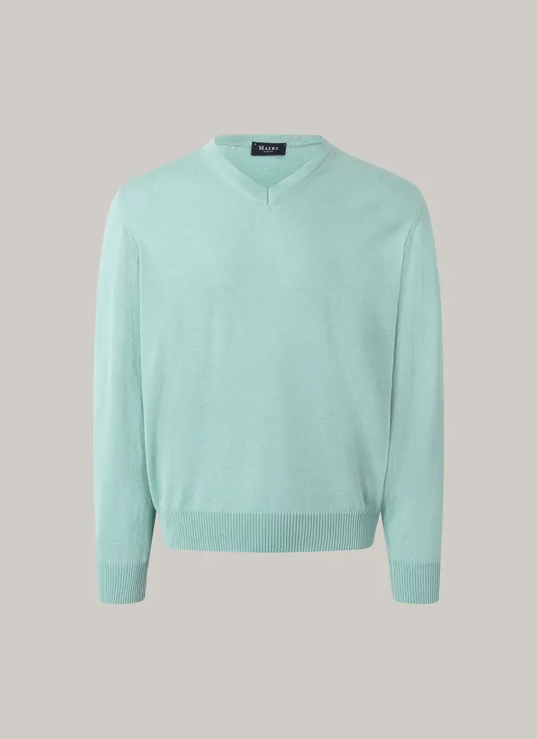 Maerz Muenchen V-Pullover100% MerinowolleArt. Nr. 490400-206 Neueste Stile